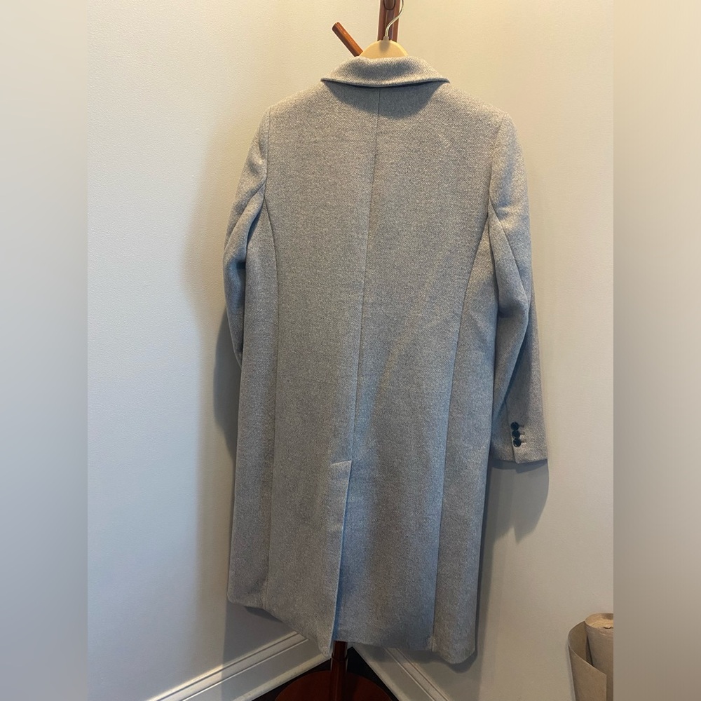 Loft Gray Long Two Button Coat (Nwot) - image 5